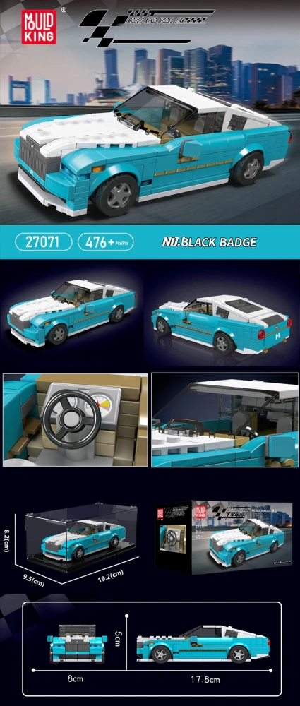 MouldKing Model Car Super Racers Speed Champions Collection 2