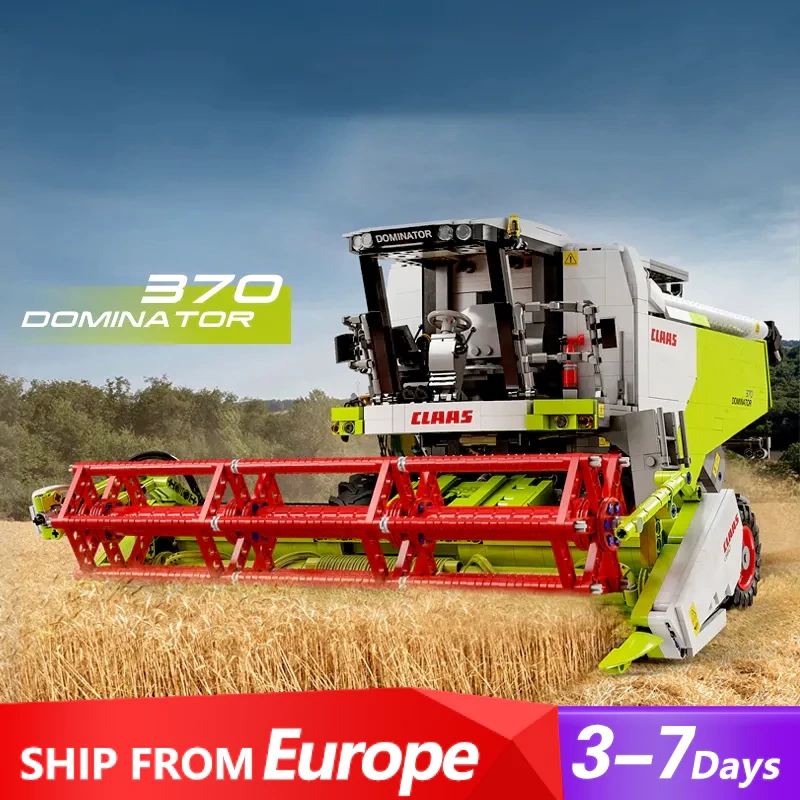 [Pre-sale] CaDA C61508 CLAAS Dominator 370 Harvester 1:17 Technic Europe Warehouse Express