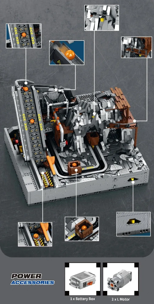 [With Motor] Reobrix 22023 GBC Mining Machinery Technic Europe Warehouse Express