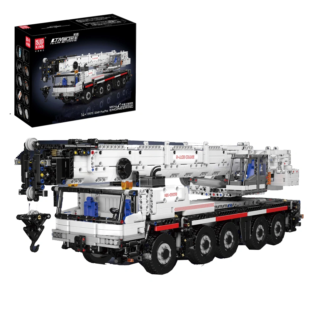 MouldKing 17075 LIM IIIO Crane Technic