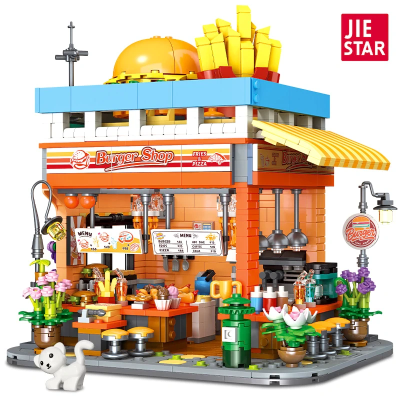 JIESTAR JJ9082 French Fries Burger Shop Modular Buildings