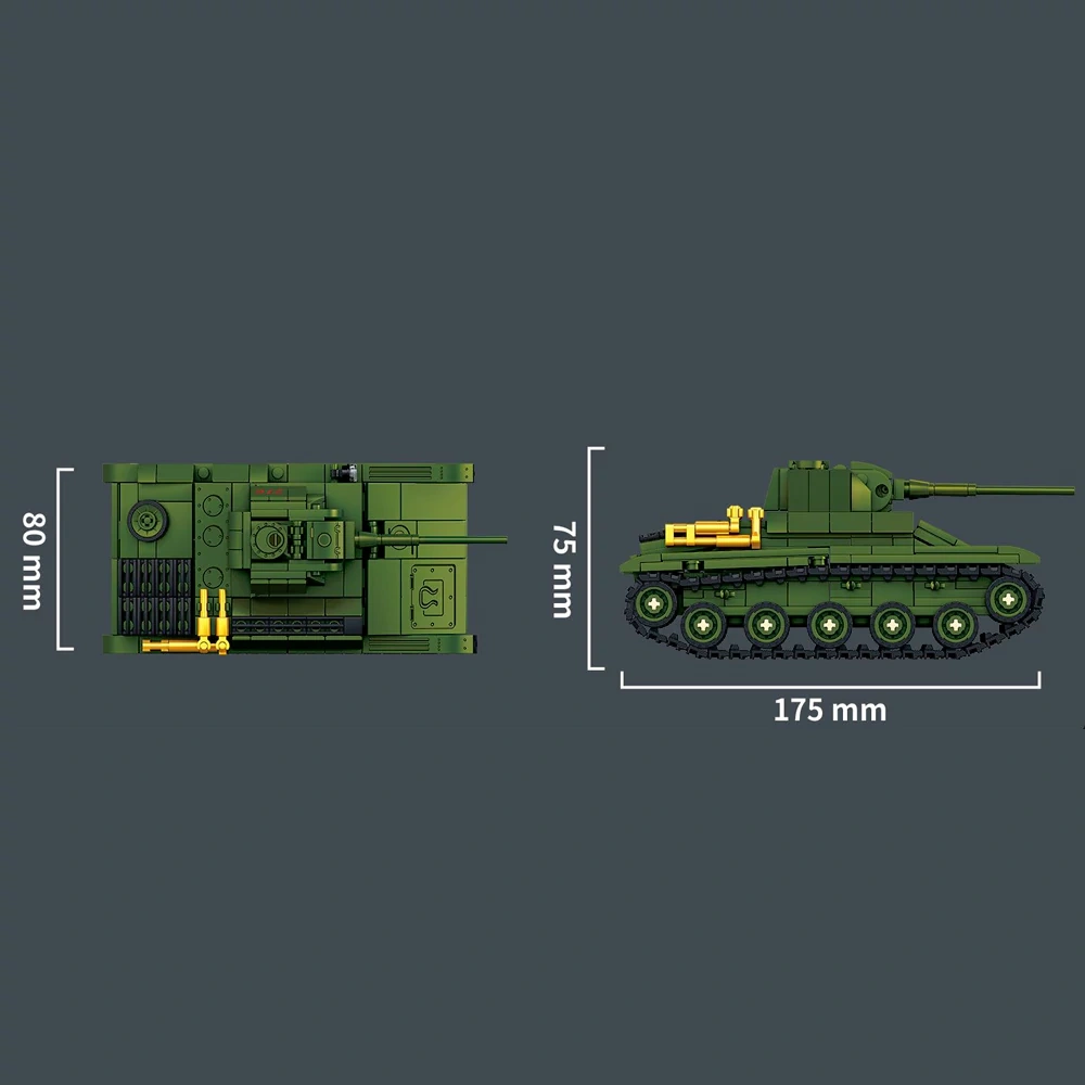 Leyi 66087 T-70 LIGHT TANK Military