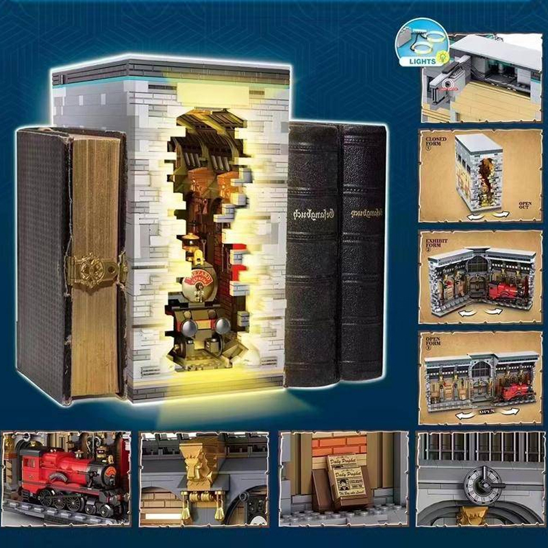 Reobrix 66031 Movie & Game Harry Potter Magic Station Buliding Blocks 3060pcs Bricks Toys Model Ship From China