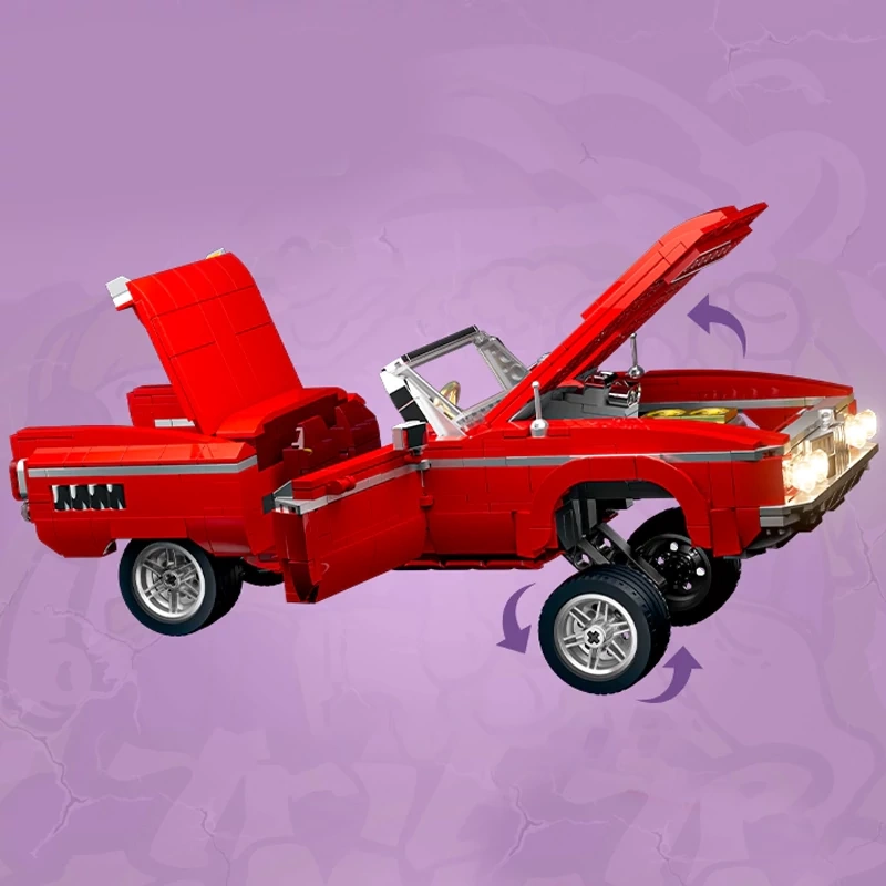FunWhole L9093 Collectible LowRider - Big Red Technic