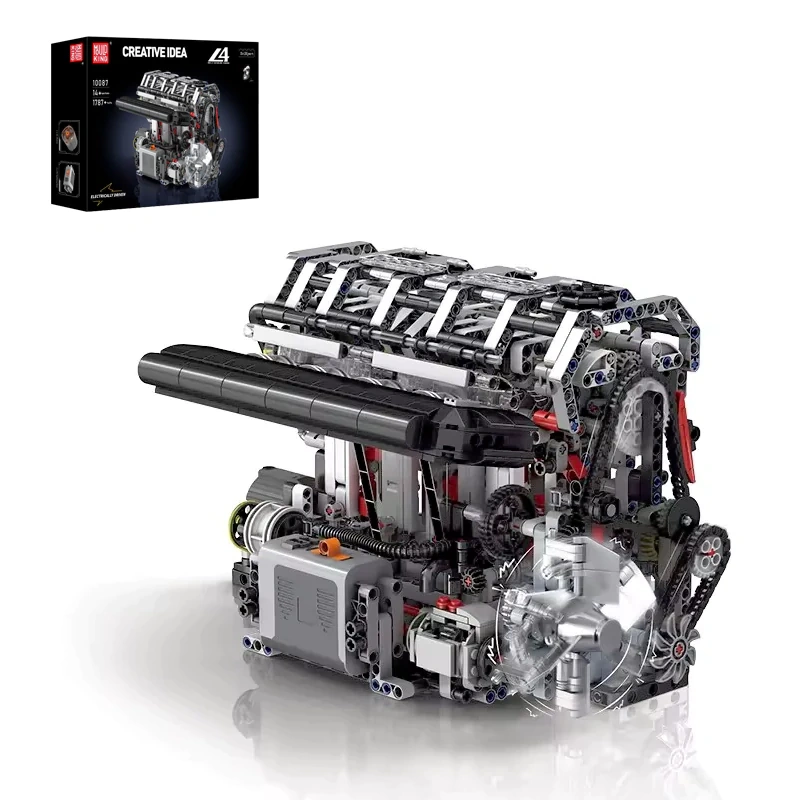MouldKing 10087S L4 Gasoline Engine Technic