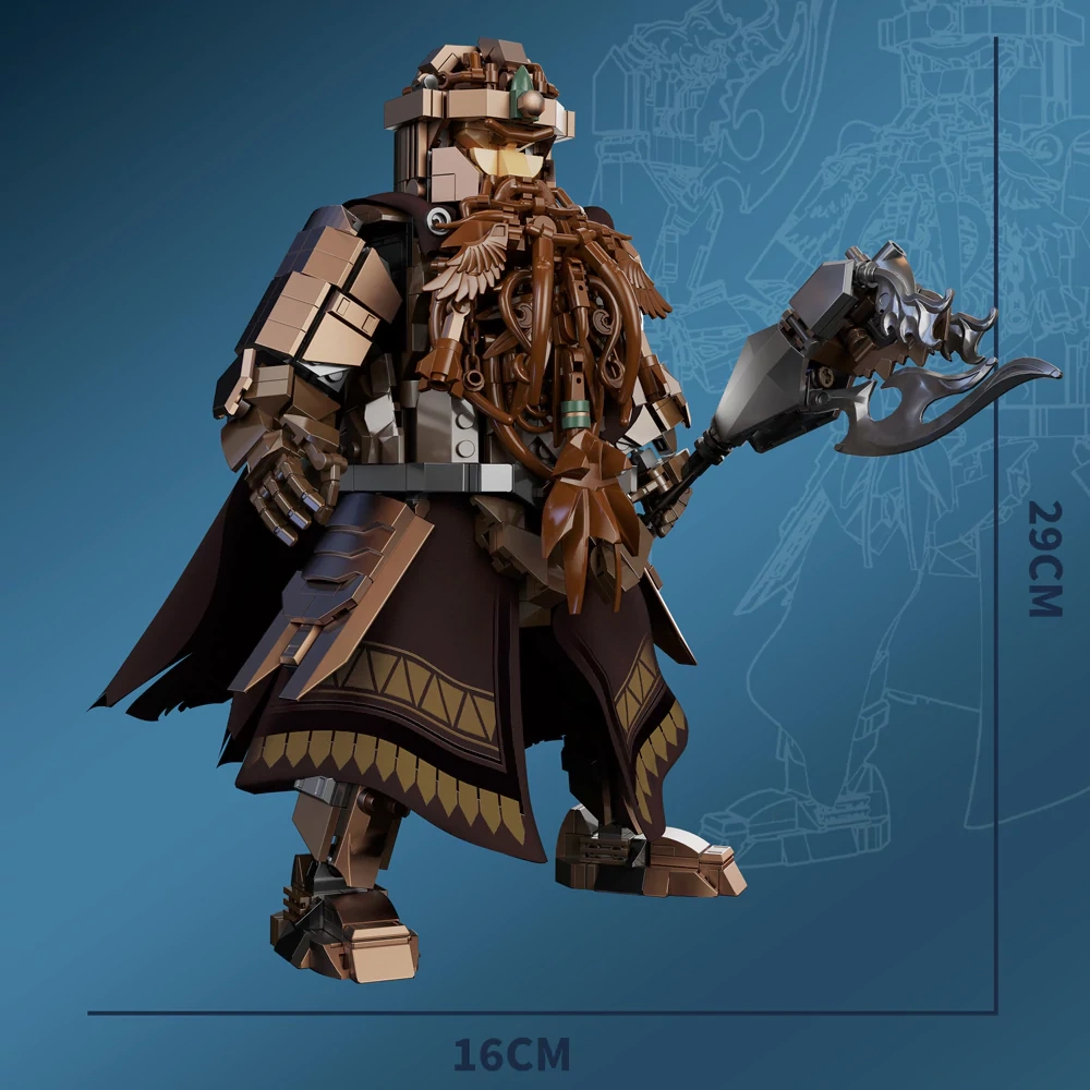 DK 6019 The Fellowship Gimli of the Rings Movie