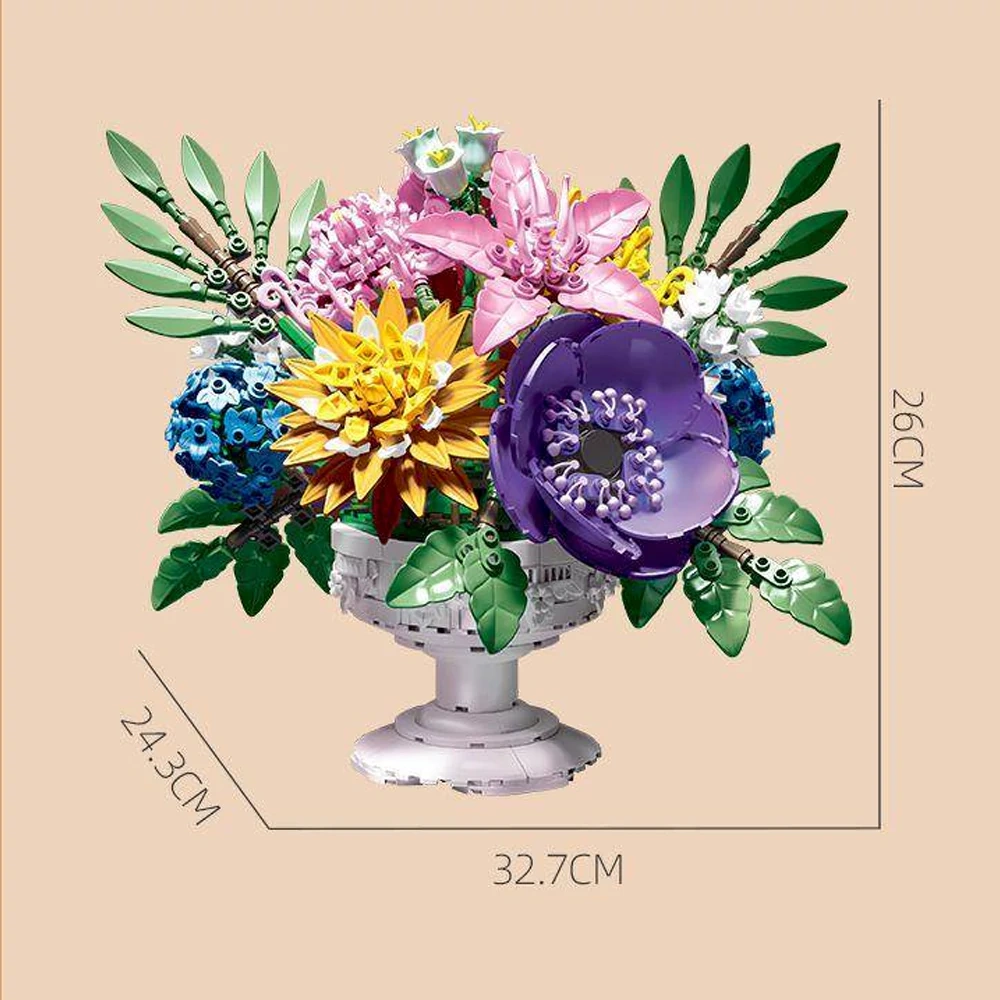 JIESTAR JJ9234 Dream Infused Flower Garden Creator Expert