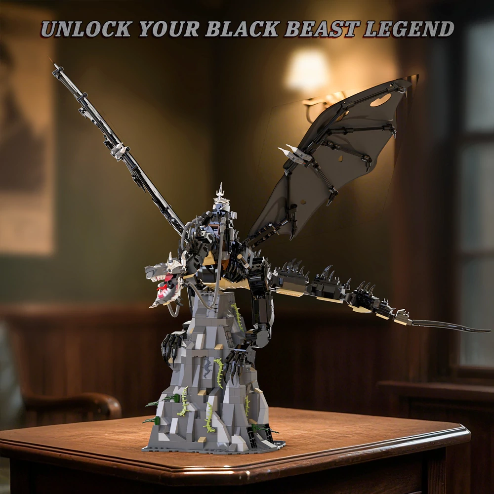 Xbert 66150 THE BLACK BEAST Monster Dinosaur