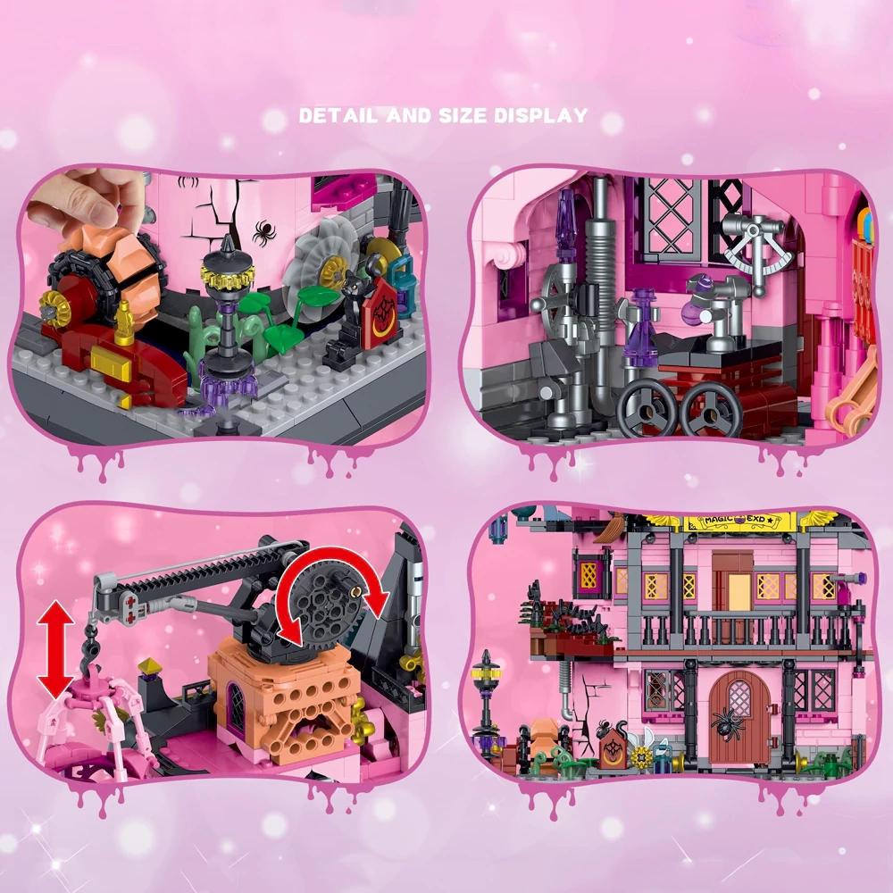 ZHEGAO 611051 Magic Laboratory Modular Buildings
