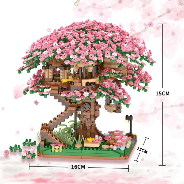 [Mini Micro Bricks] LHCX 609 Cherry Tree Home Creator Expert