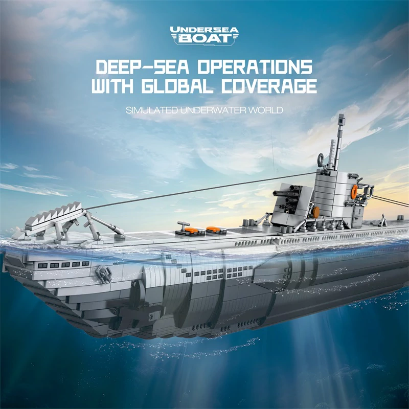 [Pre-sale] Reobrix 33050 NEXT-GENERATION STRATEGIC U-TYPE SUBMARINE Military