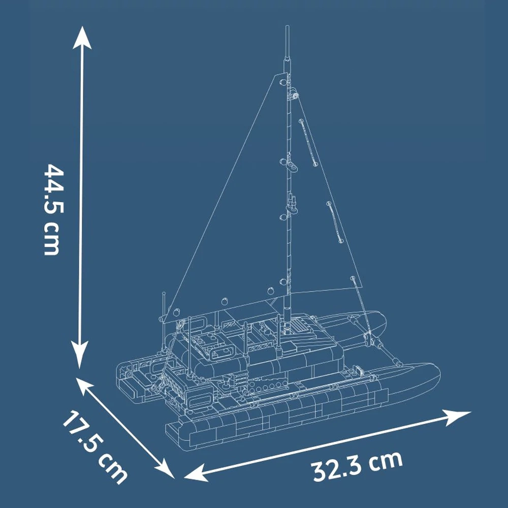MouldKing 10217 Catamaran Technic