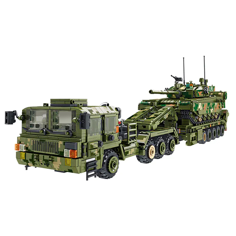PANLOS 688003 Military 99A Tank Transportation Building Blocks 2784±pcs Bricks from China.
