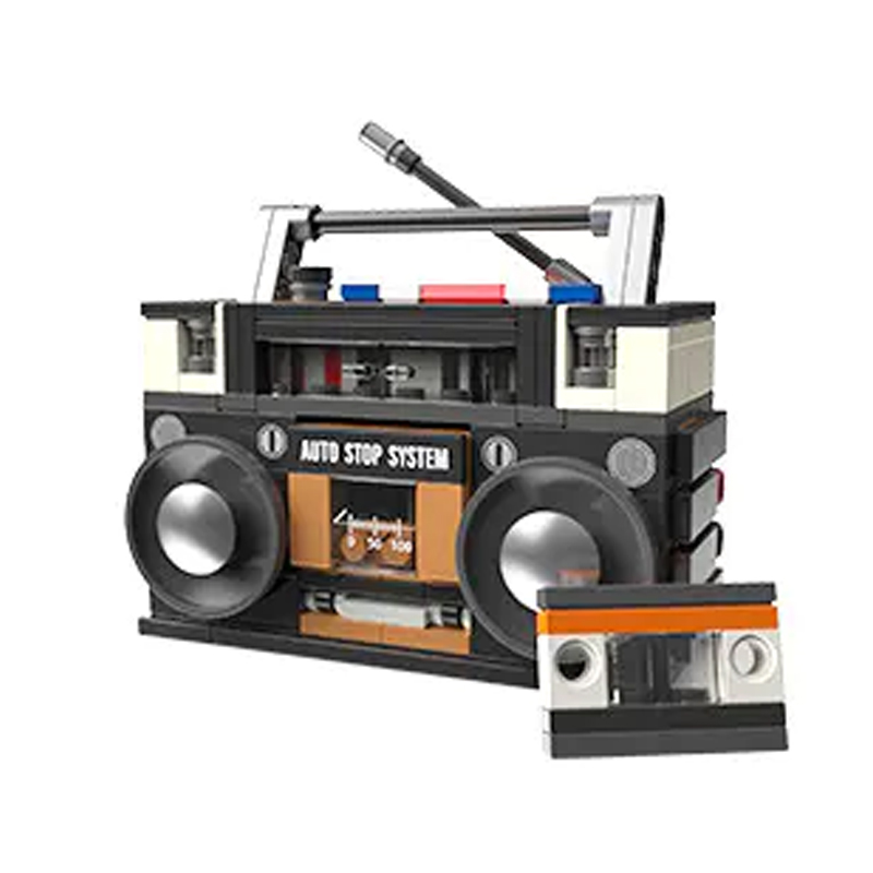 JAKI 8215 Creator 1988S Retro Boombox Building Blocks ***pcs