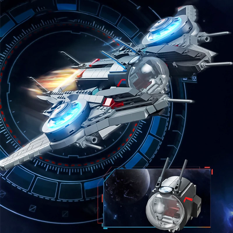 ZHEGAO QJ5474 Titanium Fighter Jet Star Wars