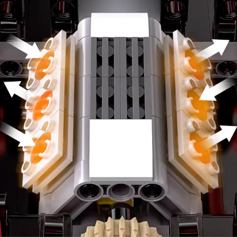 CaDA C63008 1:10 BLAZING FLAME Technic Europe Warehouse Express