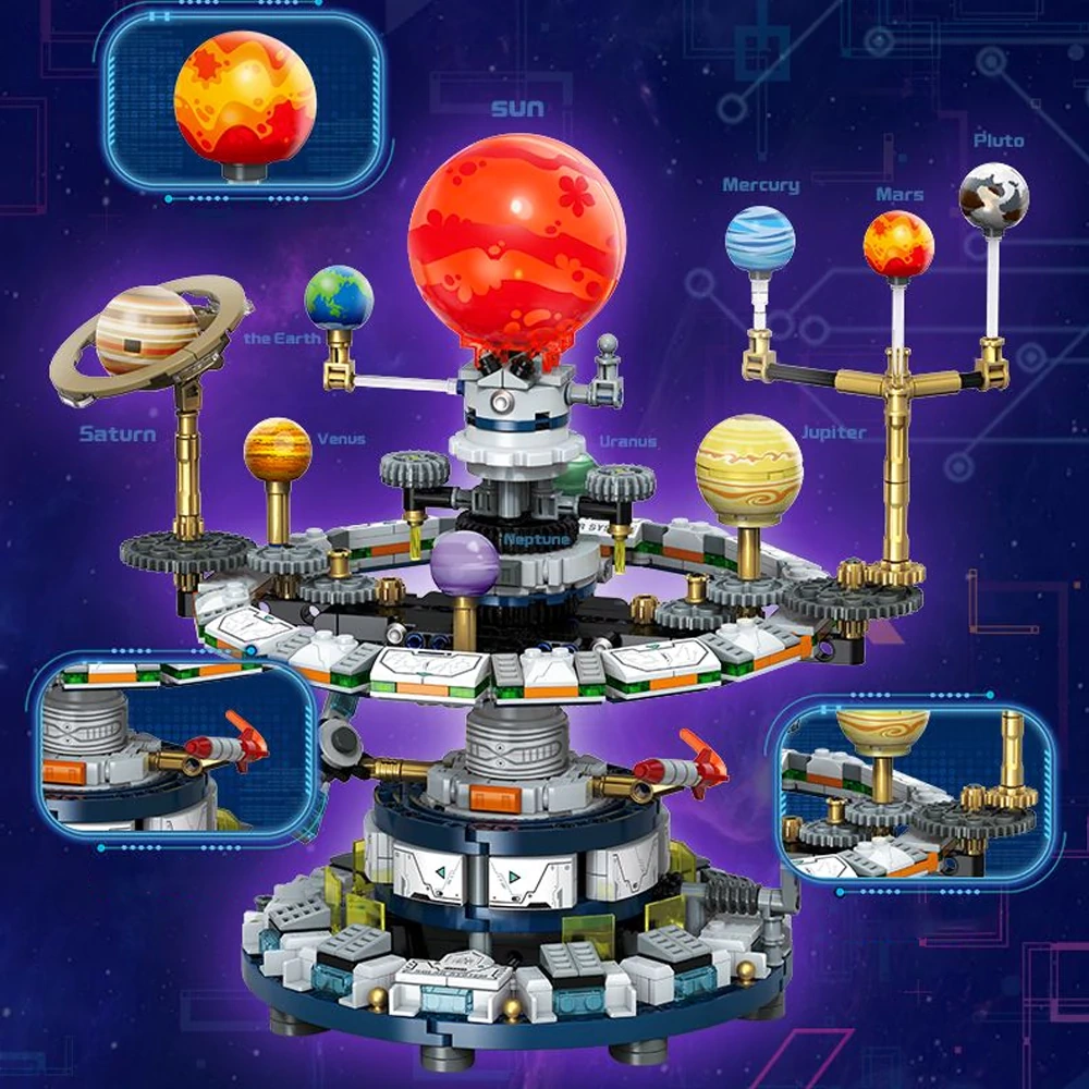 ZHEGAO 915016 Solar System Planetary Instrument Creator Expert
