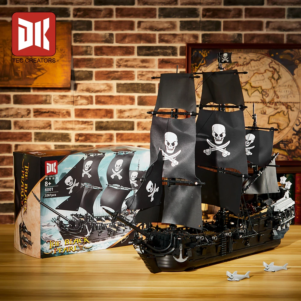 DK 6001 Movie Series The Black Pearl Ship Pirate