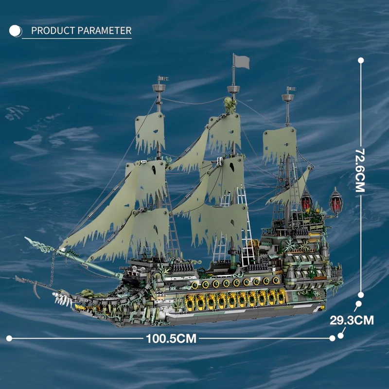 [Pre-sale] Reobrix 66037 The Flying Dutchman Movie & Game US Warehouse Express