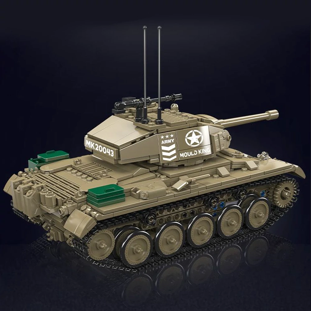 MouldKing 20043 M24 Chaffee Tank Military