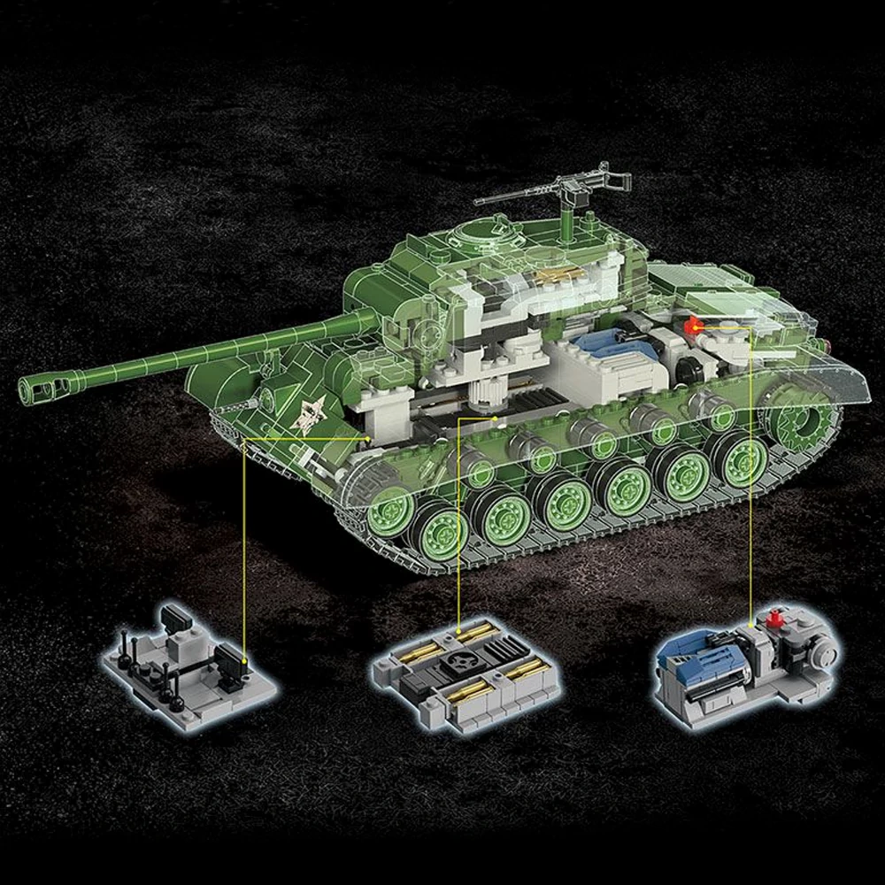 12GO 97011 M26 Pershing Tank Military