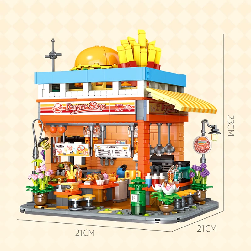JIESTAR JJ9082 French Fries Burger Shop Modular Buildings