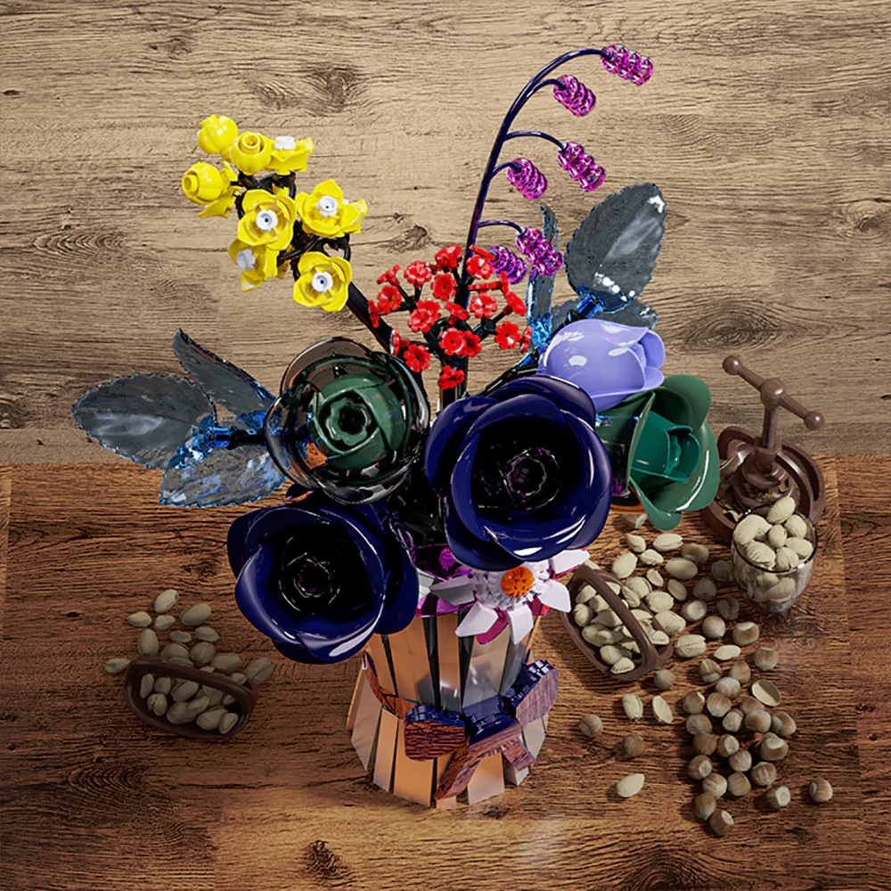 MJI 13039 FLOWER BUILDING BLOCK Creator Expert