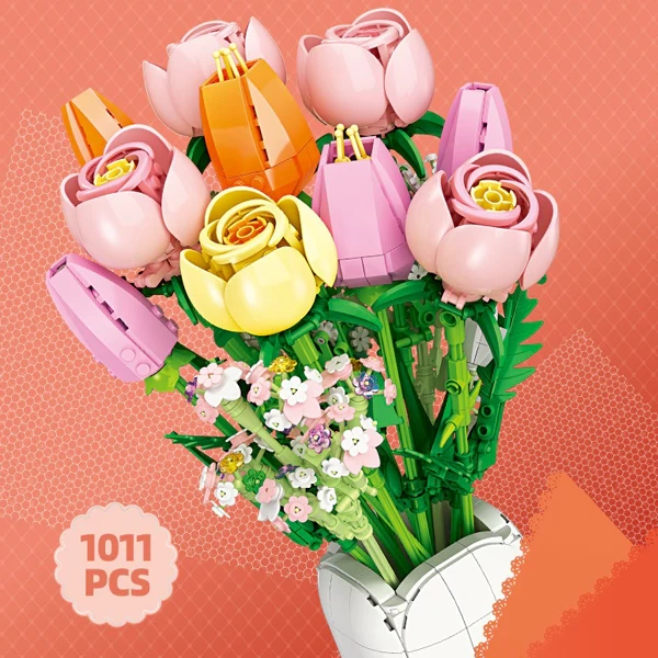 JIESTAR JJ9065 Pink Snow Mountain Creator Expert