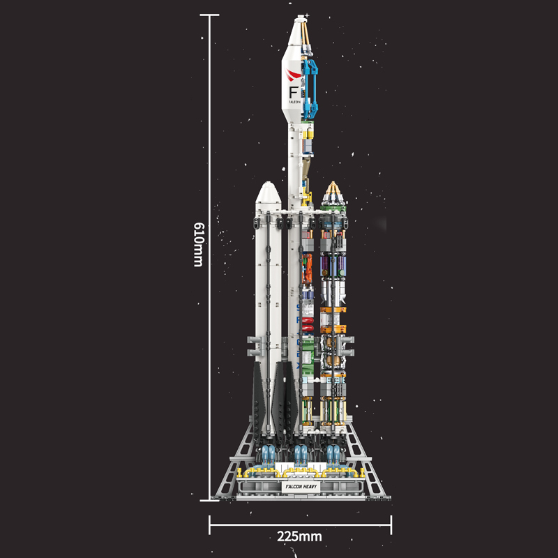 JIESTAR JJ9031 Carrier Rocket：Falcon Heavt Technic