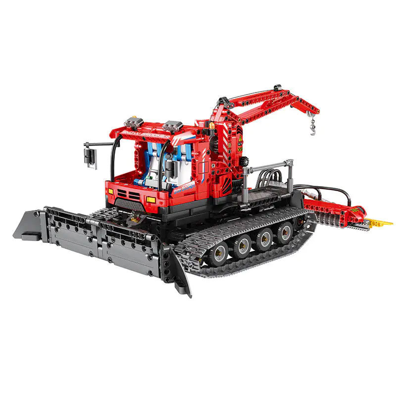 [With Motor]Reobrix 22019 Snow Leveling Vehicle Technic