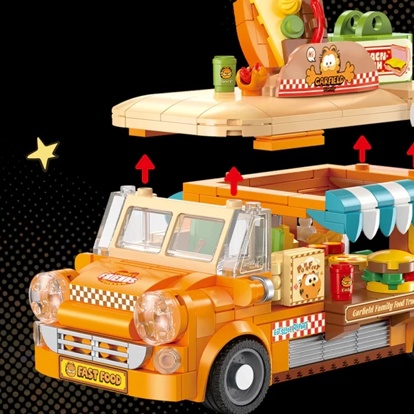 Femibox S44052 Garfield Family Mobile Food Cart Movie