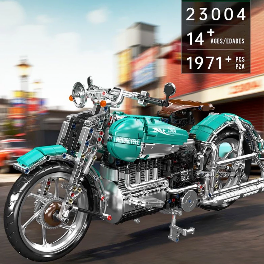 MouldKing 23004 American Cruiser Motorcycle Technic