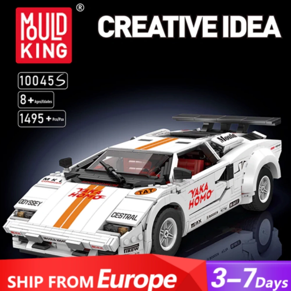 [Pre-sale] MouldKing 10045 Lamborghini Countach Technic Europe Warehouse Express