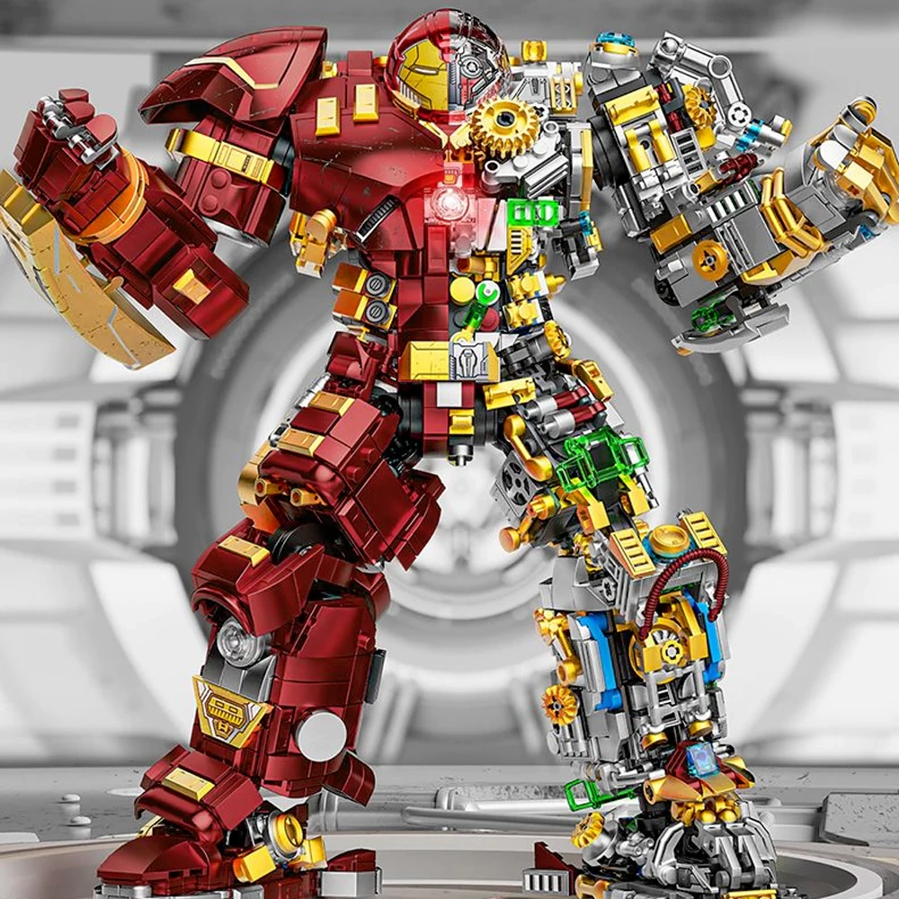 Leyi 76109 Semi Mechanical Hulkbuster Movie
