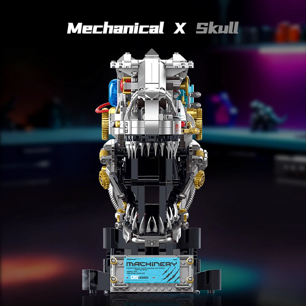 XINZHUAN Mechanical dinosaur skull Monster Dinosaur