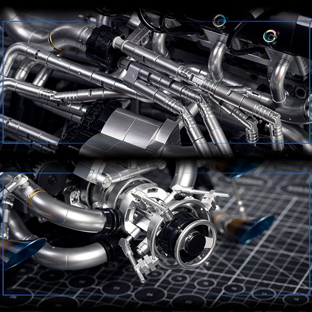 Eikee Y15002 PISTON V8 Engine Technic
