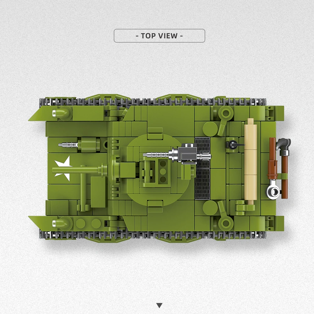 ThirdParty 300020 M3A1 Stuart Tank Military