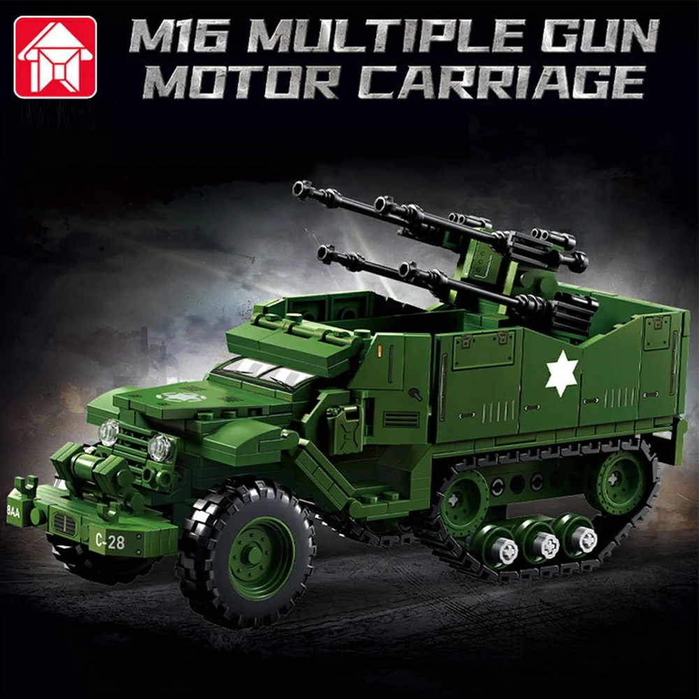 Leyi 66080 M16 MULTIPLE GUN MOTOR CARRIAGE Military