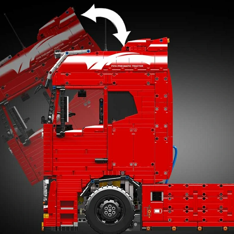 MouldKing 19015S FH16 Pneumatic Tractor Technic