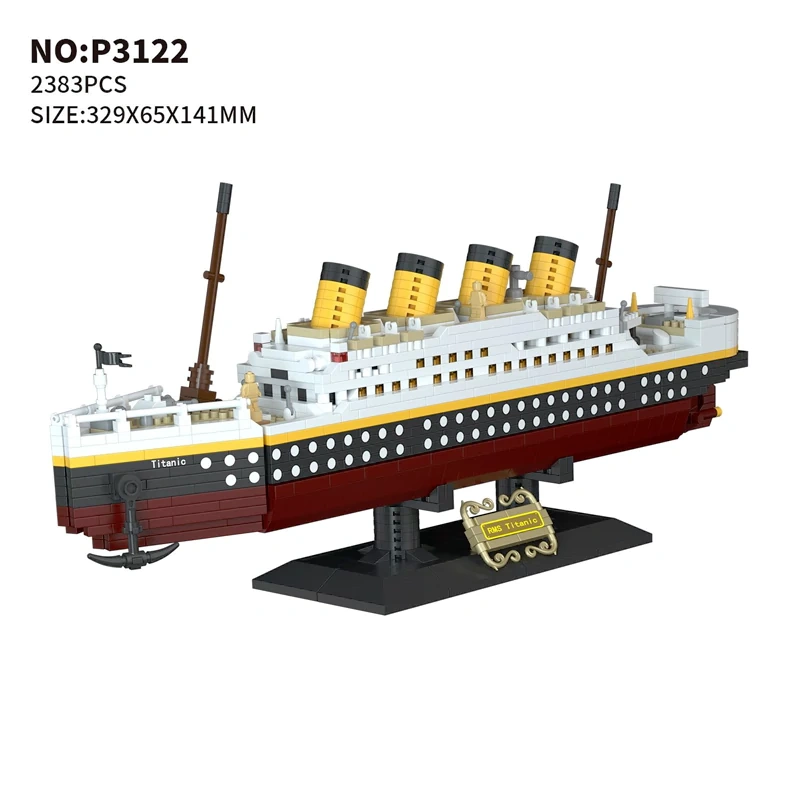 [Mini Micro Bricks] YKO P3122 Titanic Cruise Ship Movie