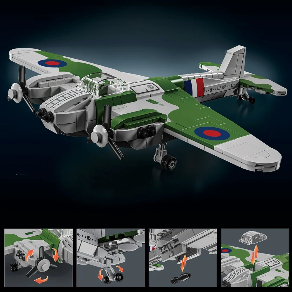 Leyi 66079 MOSQUITO BOMBER Military