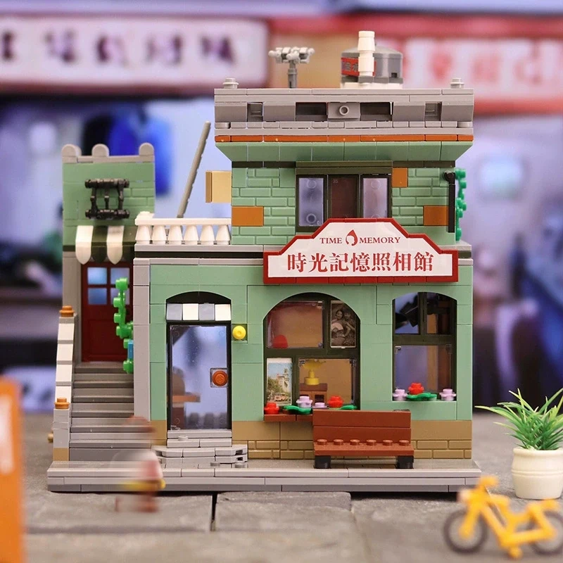 [Mini Micro Bricks] ZHEGAO Retro Street View Series Modular Buildings