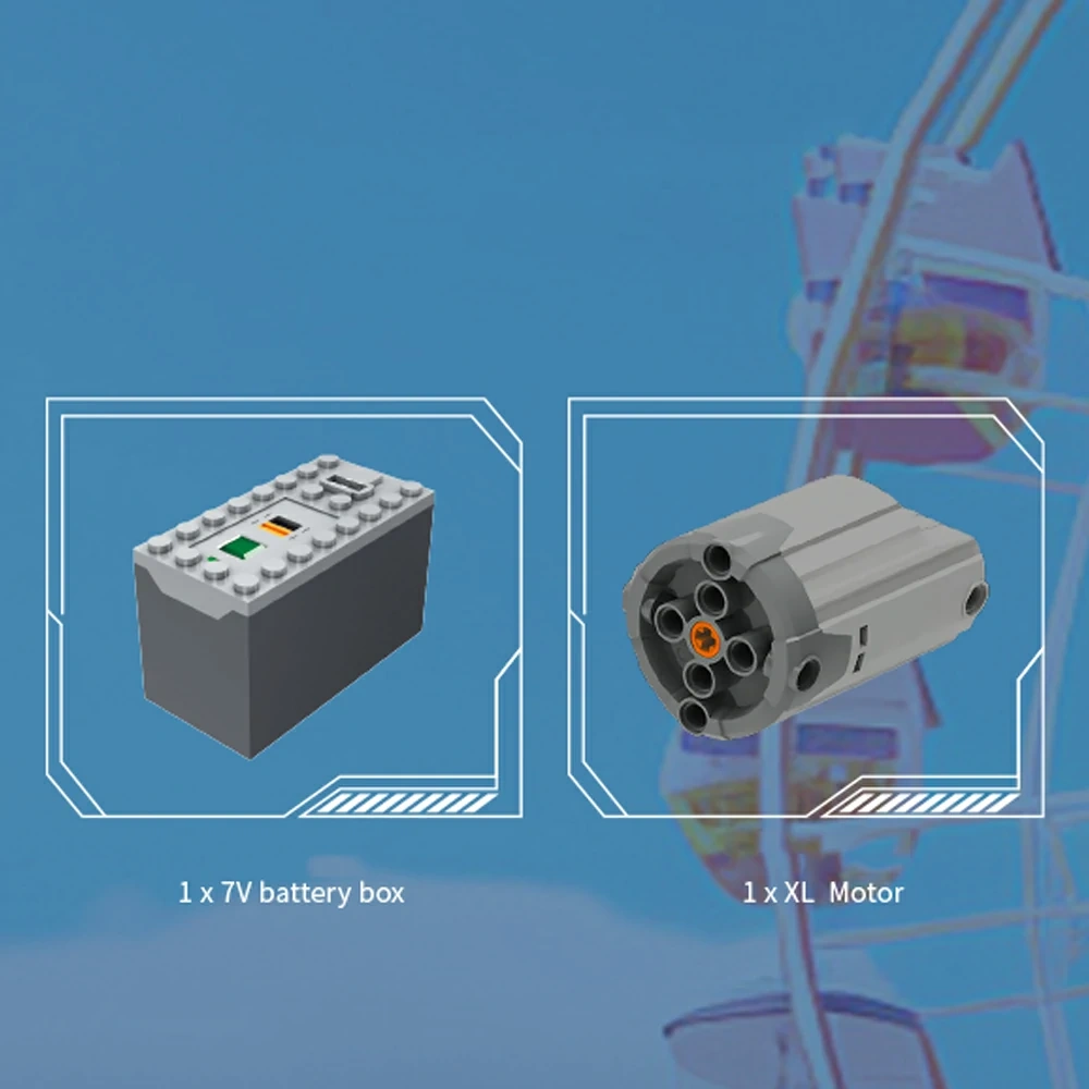 MouldKing 11015 Octopus Spin Ride Creator Expert