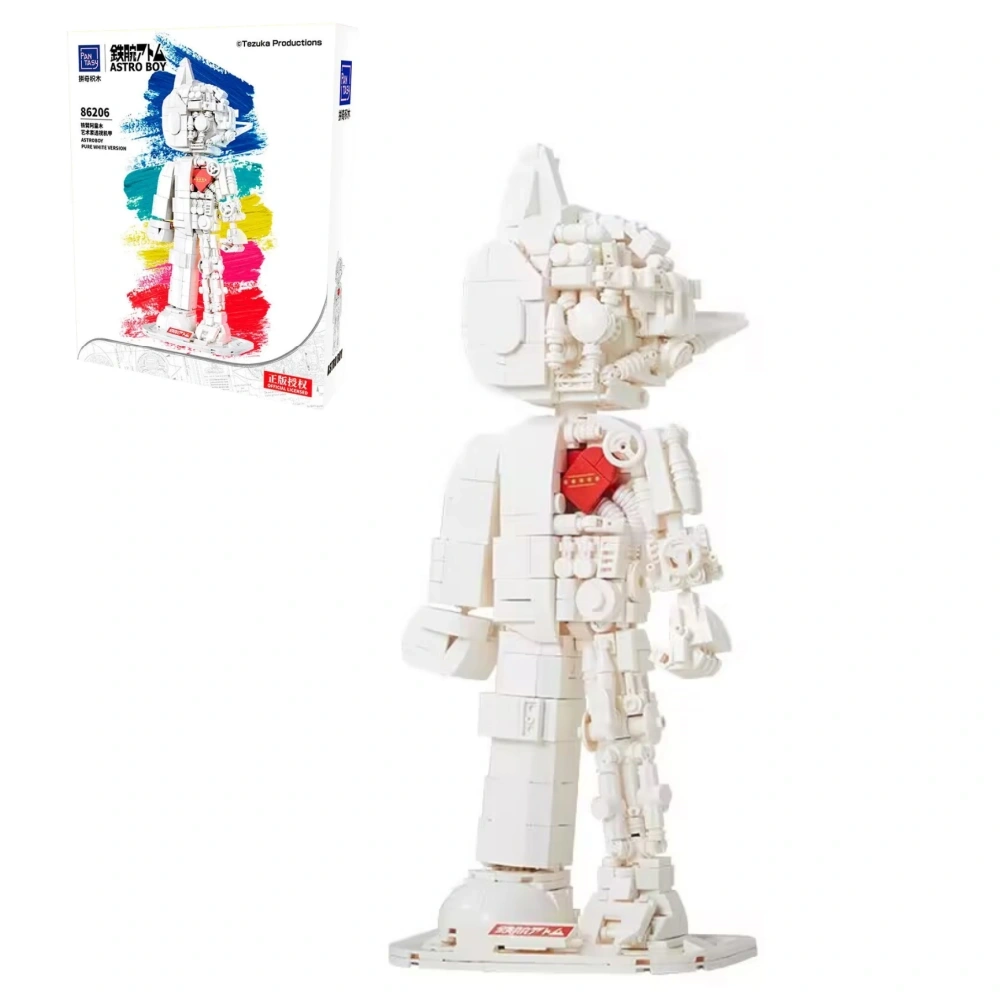 LEGO MOC Pantasy 86206 White Astro Boy Mechanical Clear Ver Movie