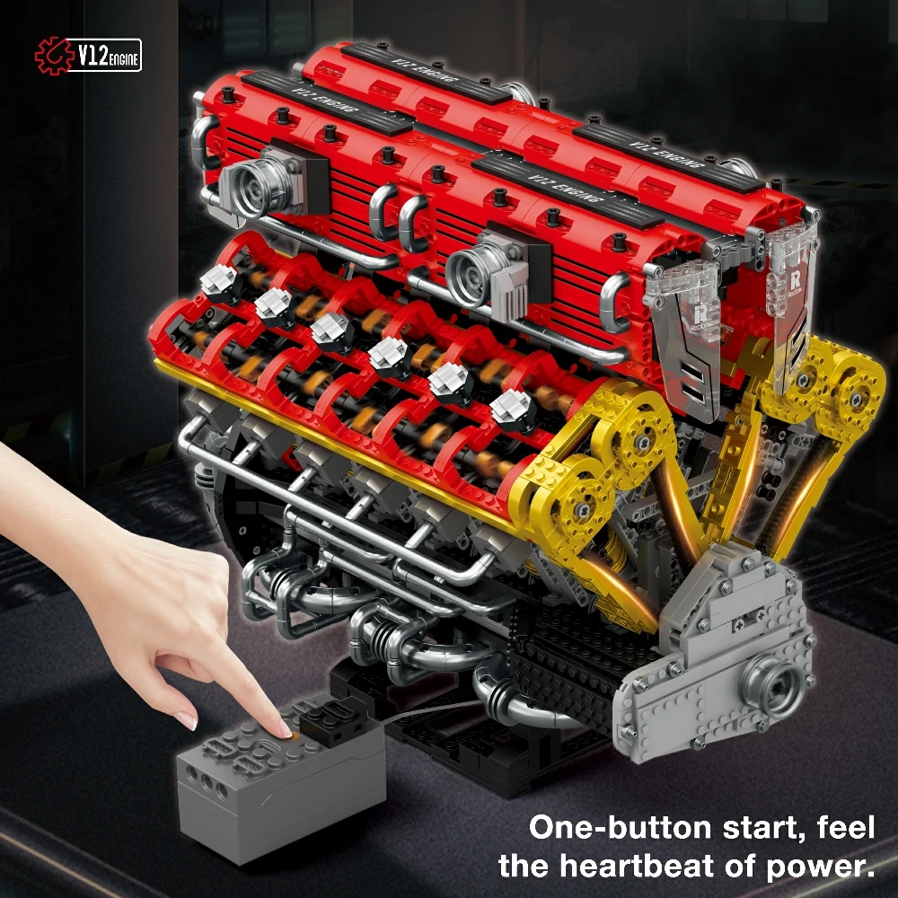 Reobrix 33017 V12 ENGINE Technic