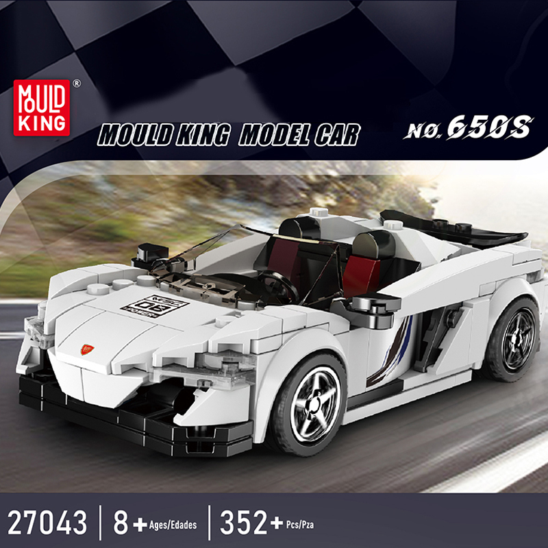 [With Display Box] MouldKing Model Car Super Racers Speed Champions Collection 1