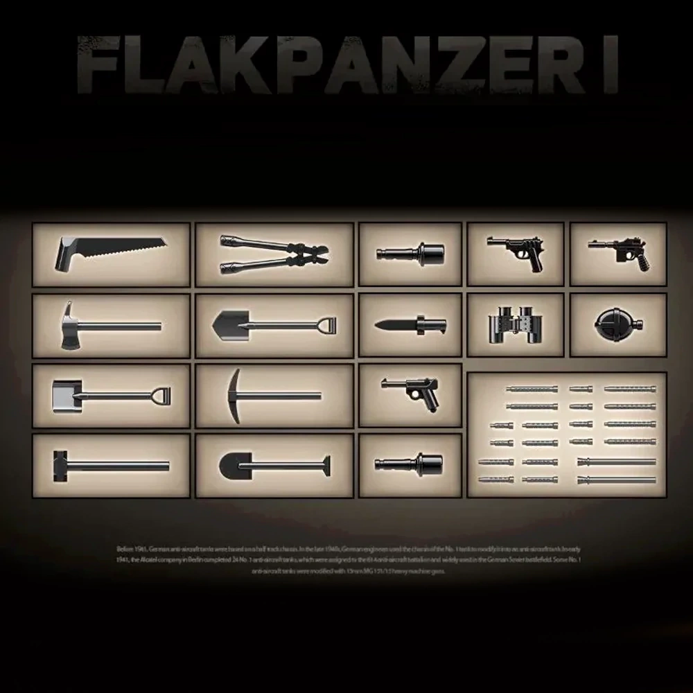 QUANGUAN 100299 Flakpanzer I Tank Military