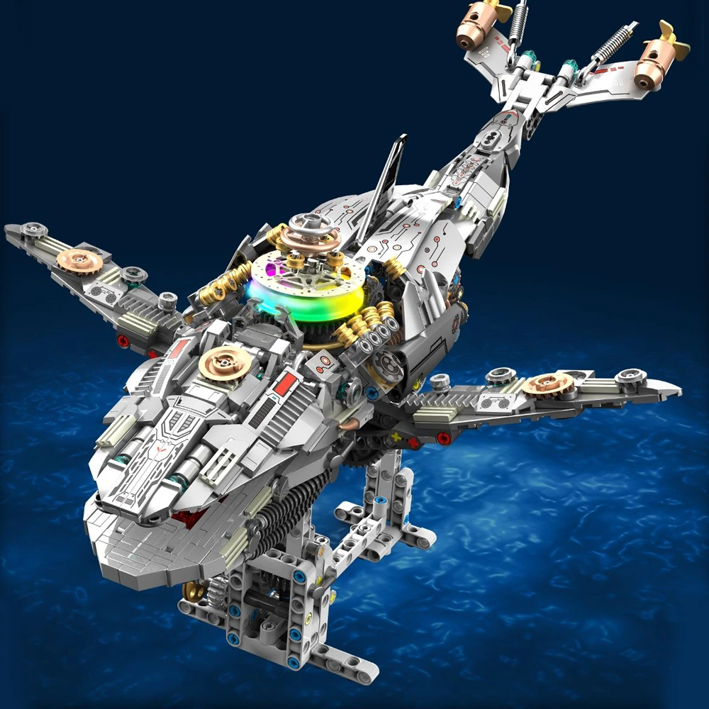 PINLEEN PL6060 Mechanical Block Blue WhaLe Creator Expert