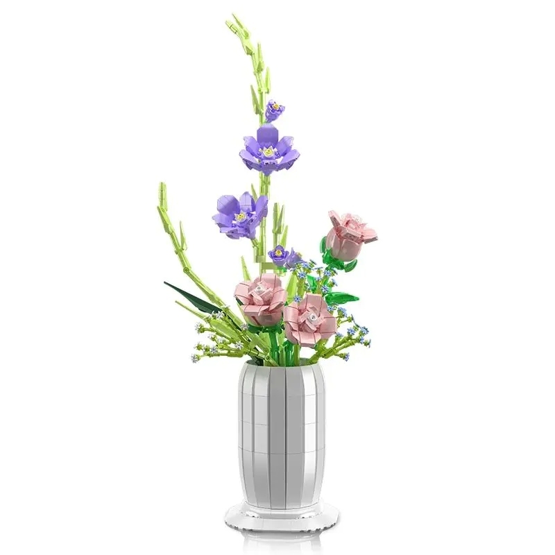 Mould King 10009 Flower World：Wish-fulling Rose Technic