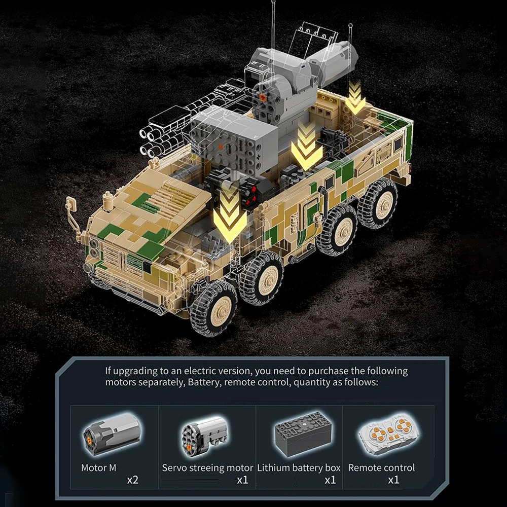 12GO 96010 E-TYPE ANTI-AIRCRAFT VEHICLE Military